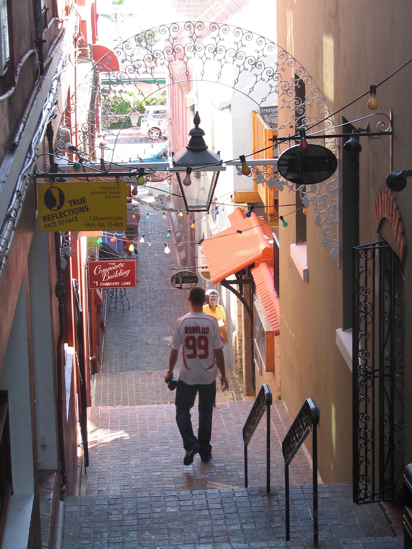 Restaurant alley in Hamilton.